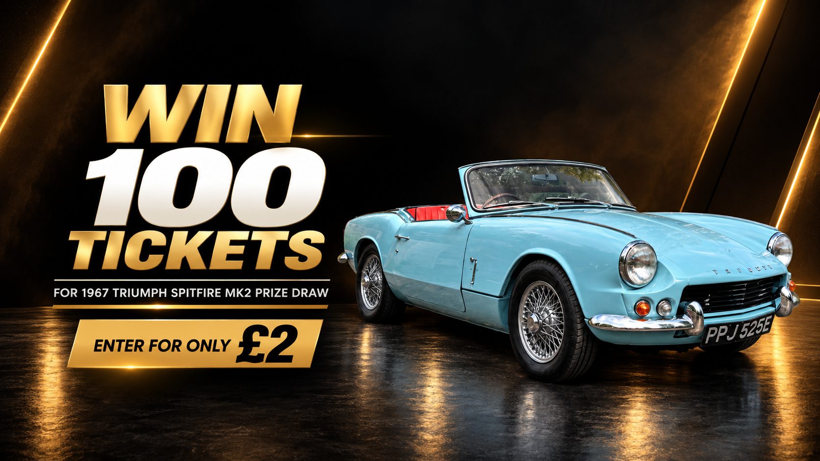Win 100 tickets for 1967 Triumph Spitfire Mk2 #2