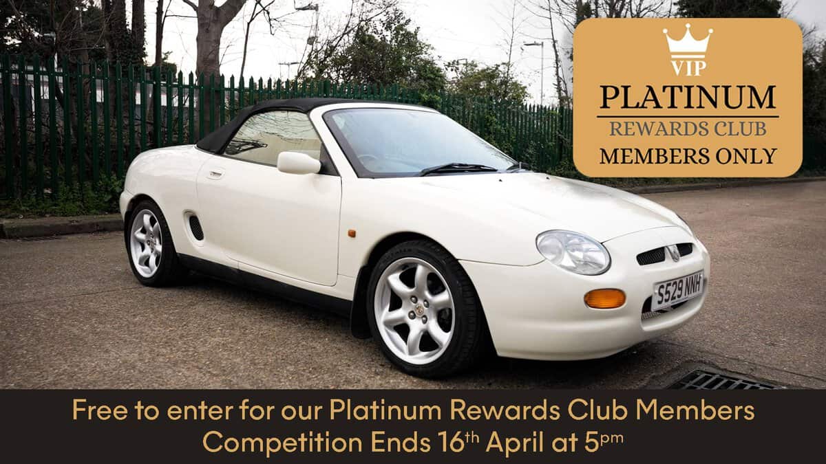 FREE Competition for PRC Members - 1999 MGF Roadster