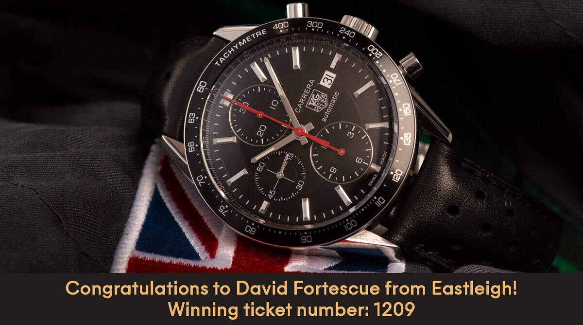 WIN a TAG Heuer Luxury Sports Chronograph