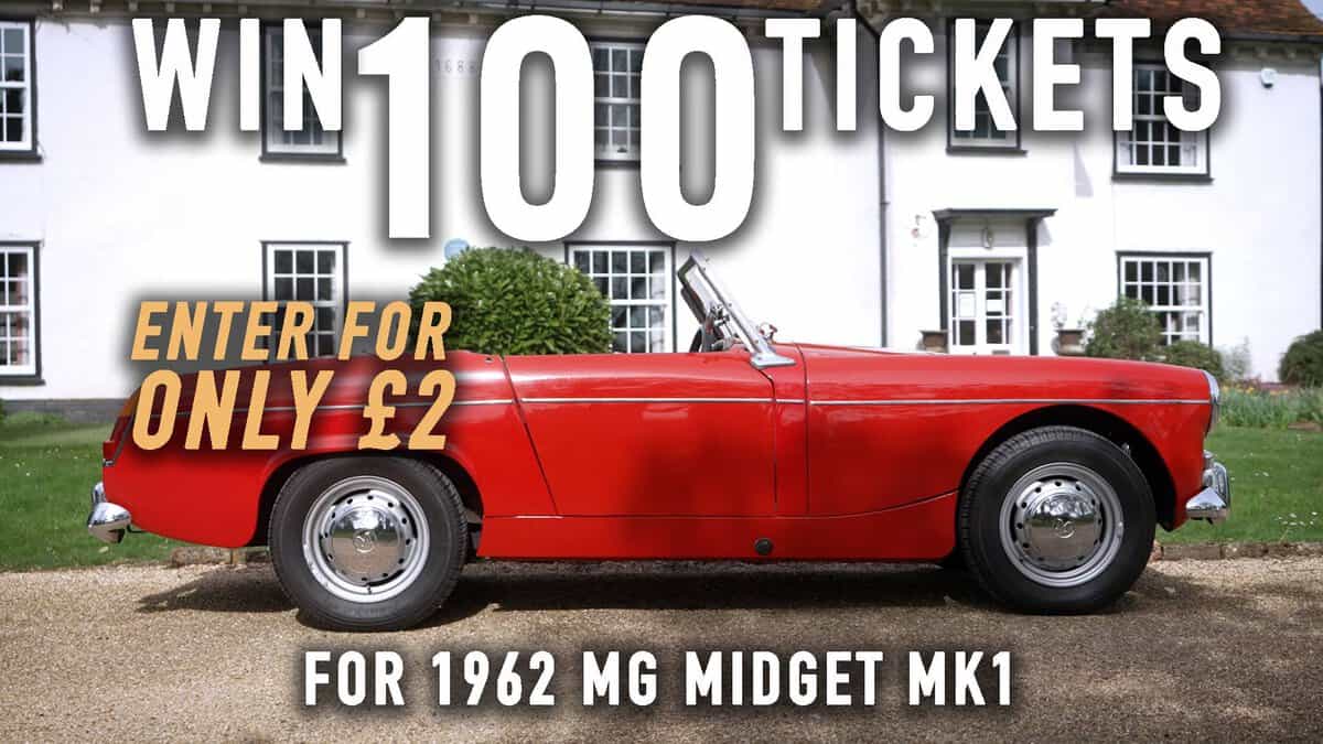 100 Tickets for 1962 MG Midget Mk1