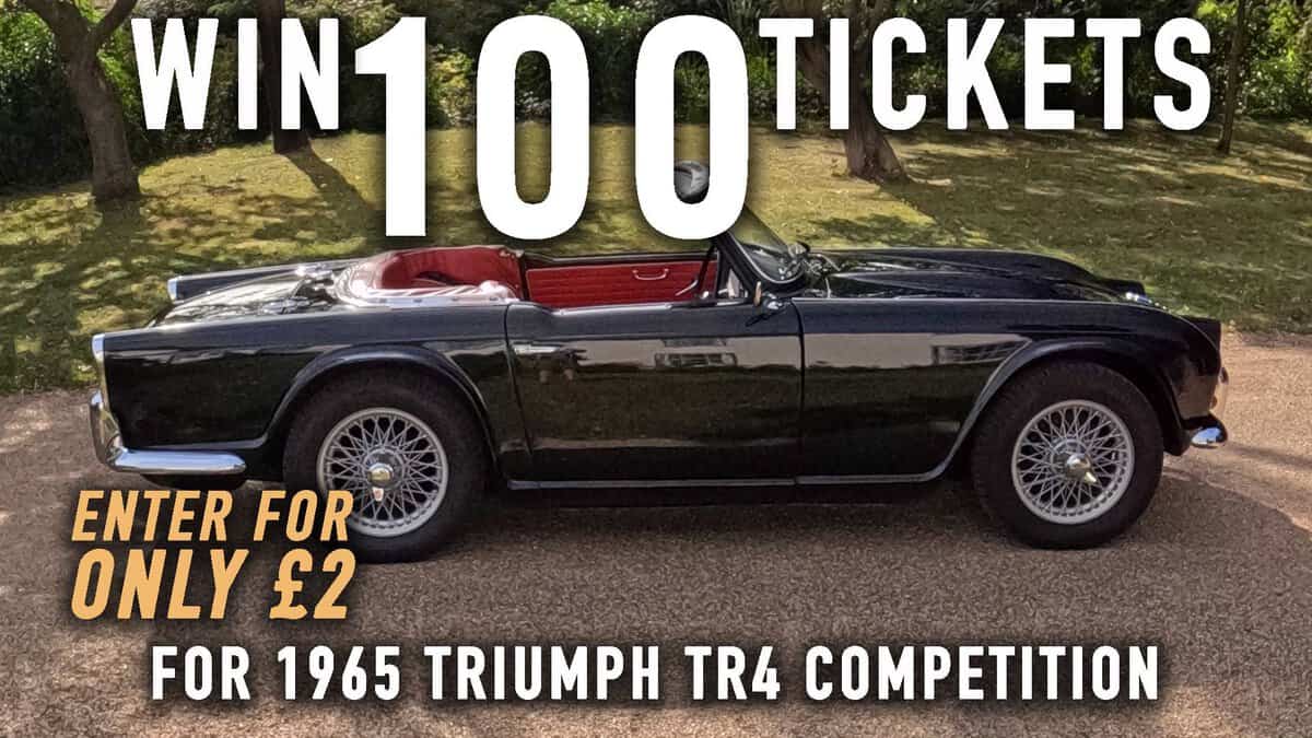 WIN 100 Tickets for 1965 Triumph TR4