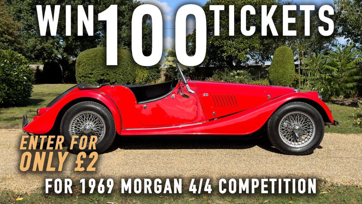 WIN 100 Tickets for 1969 Morgan 4/4
