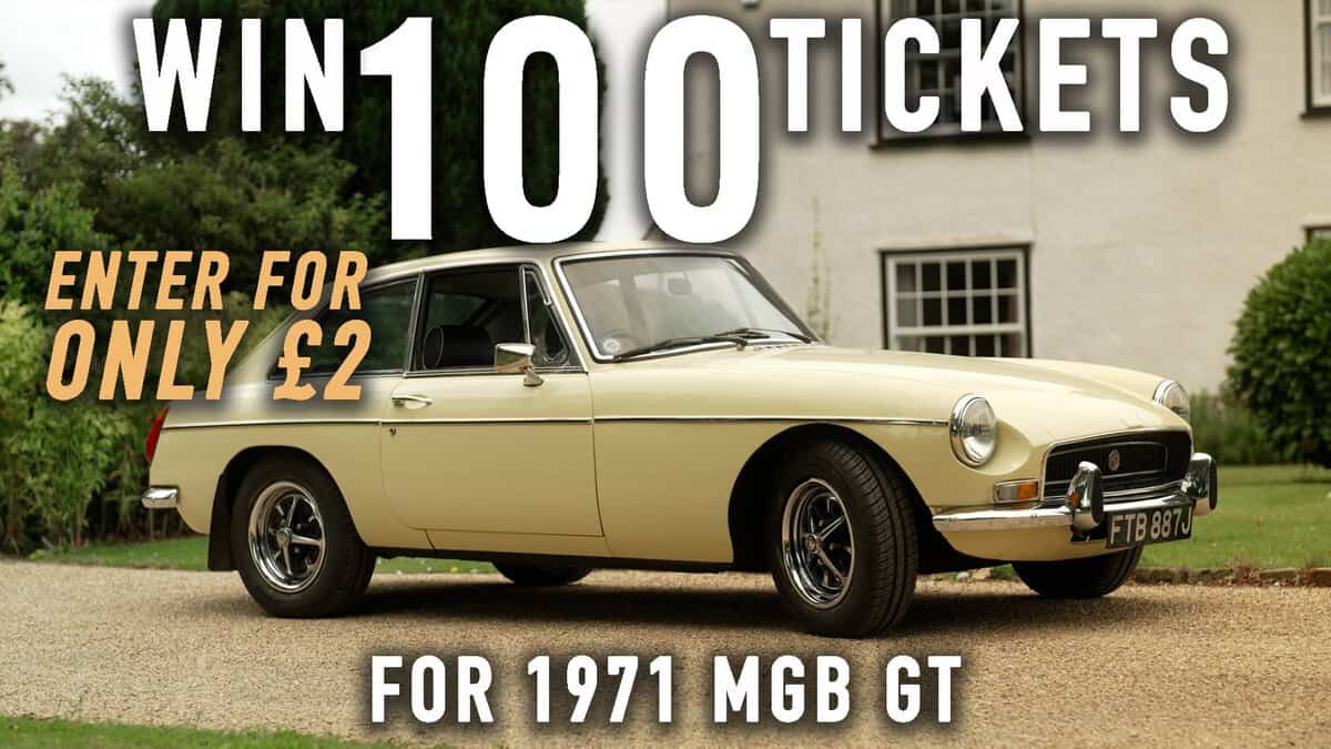 100 Tickets for MGB GT