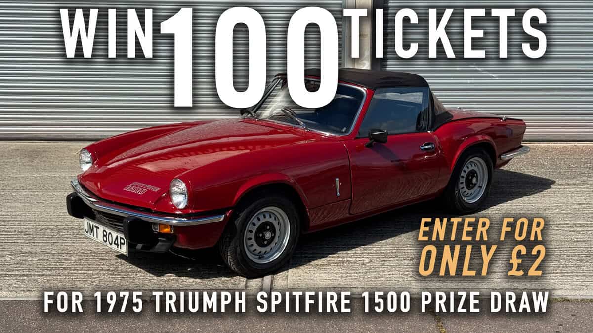 WIN 100 Tickets for 1975 Triumph Spitfire 1500