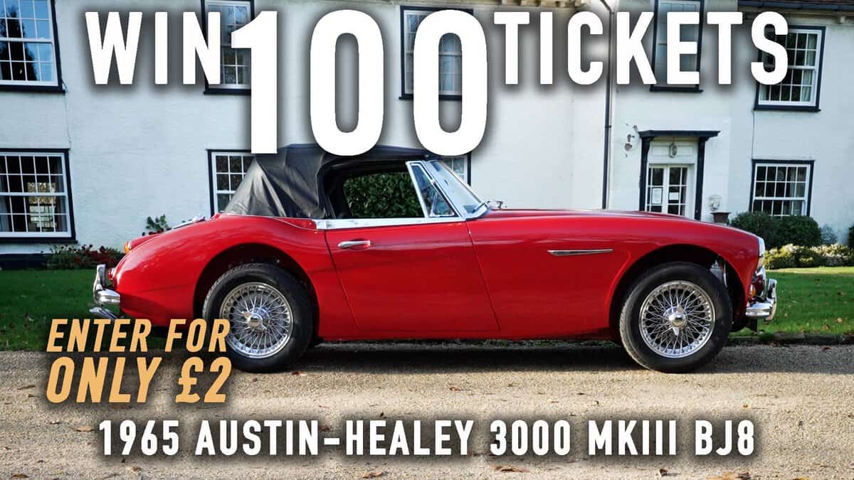 WIN 100 Tickets for 1965 Austin-Healey 3000 MkIII BJ8