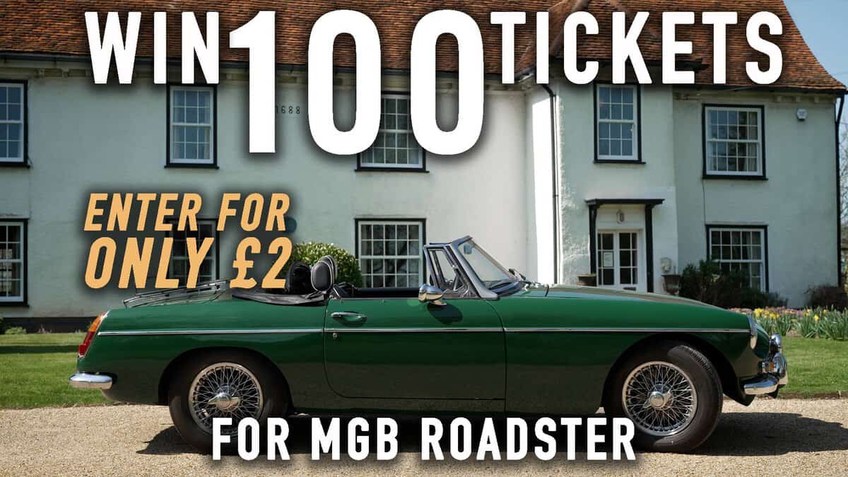100 Tickets for MGB Roadster