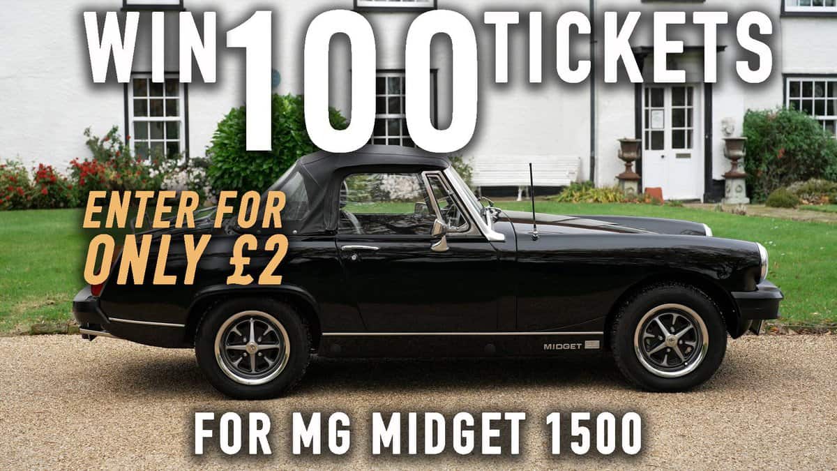 100 Tickets for 1979 MG Midget 1500