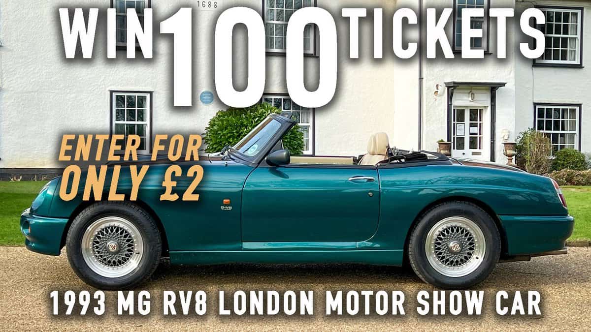 100 Tickets for 1993 MG RV8