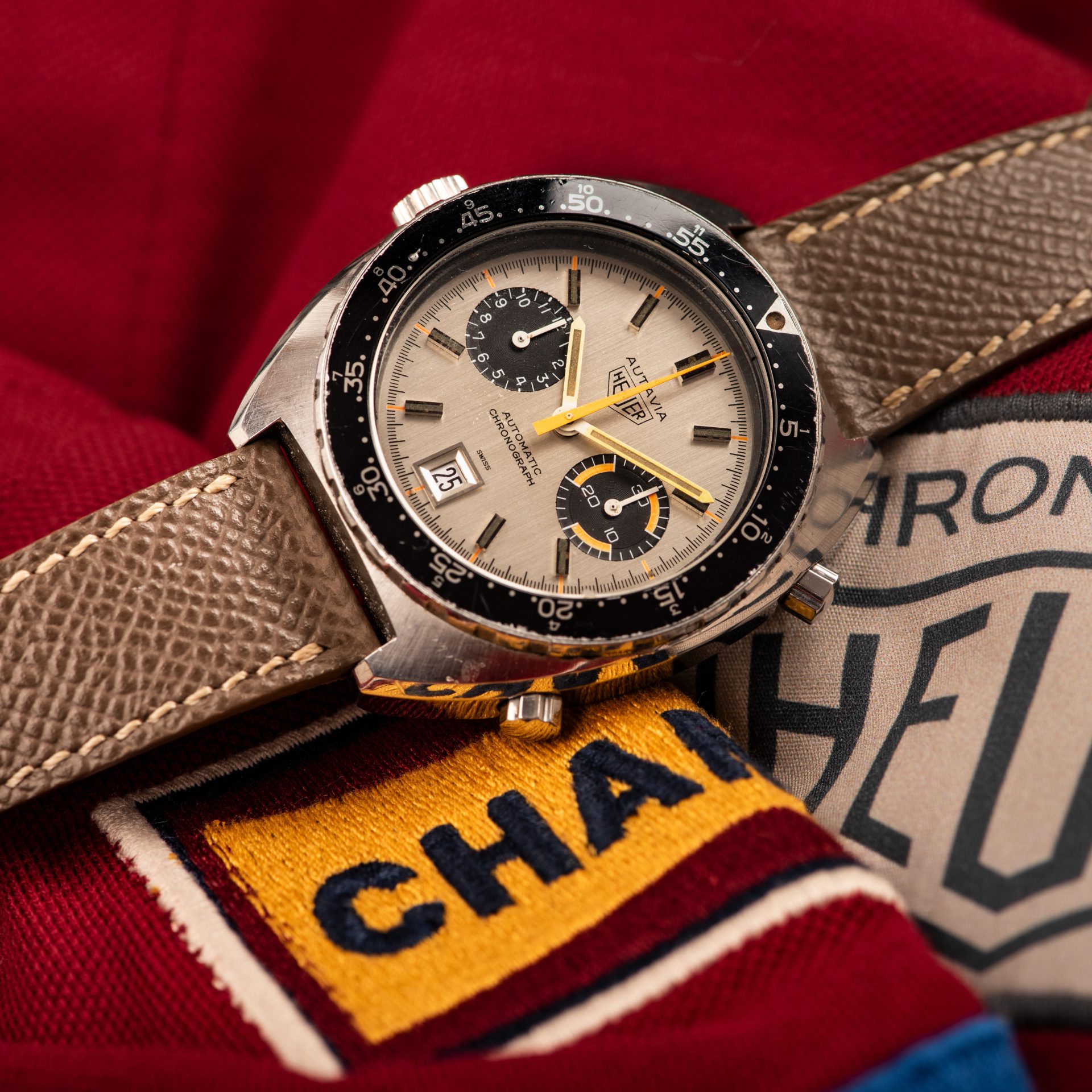 1970s Heuer Autavia “Orange Boy” 11630 image 2