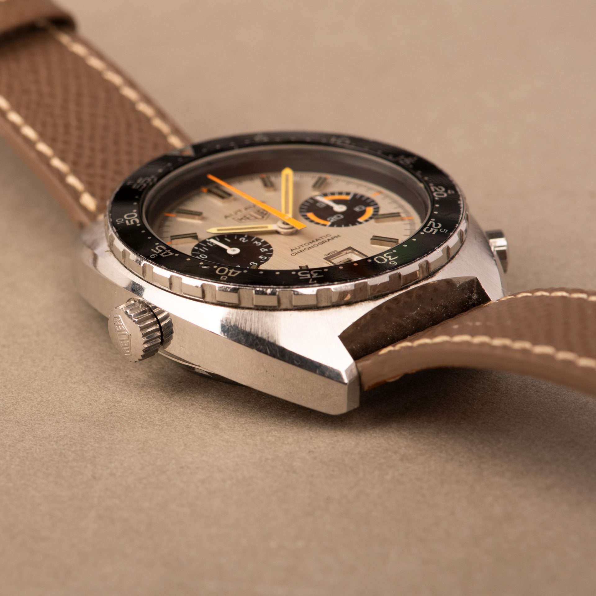 1970s Heuer Autavia “Orange Boy” 11630 image 7