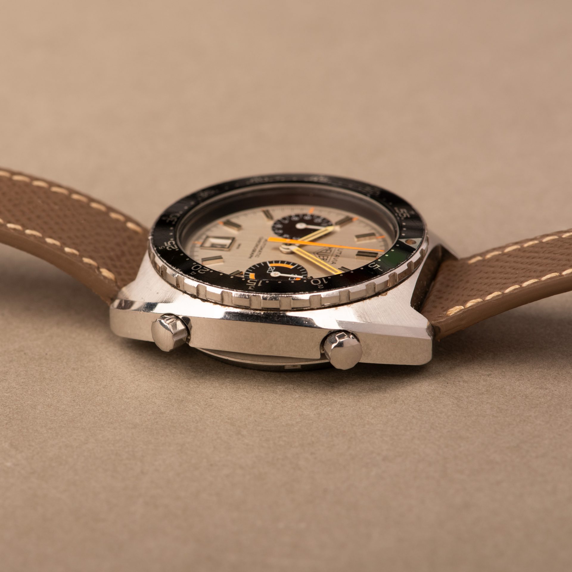 1970s Heuer Autavia “Orange Boy” 11630 image 8