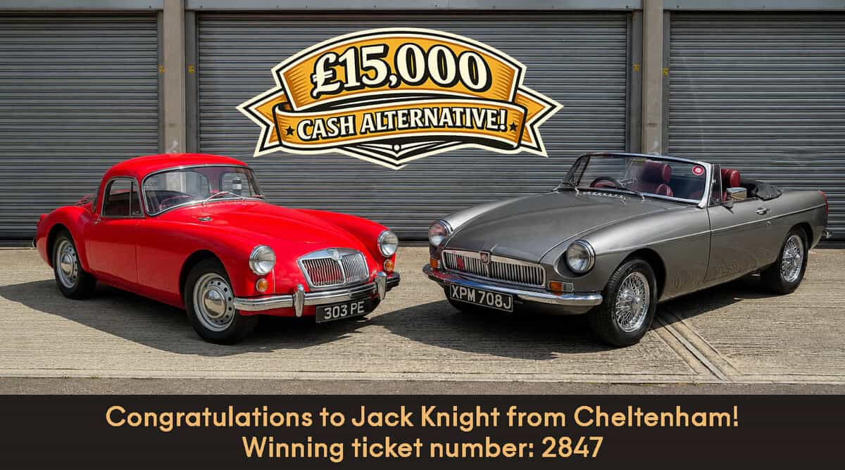 1970 MGB or 1959 MGA or £15k Cash